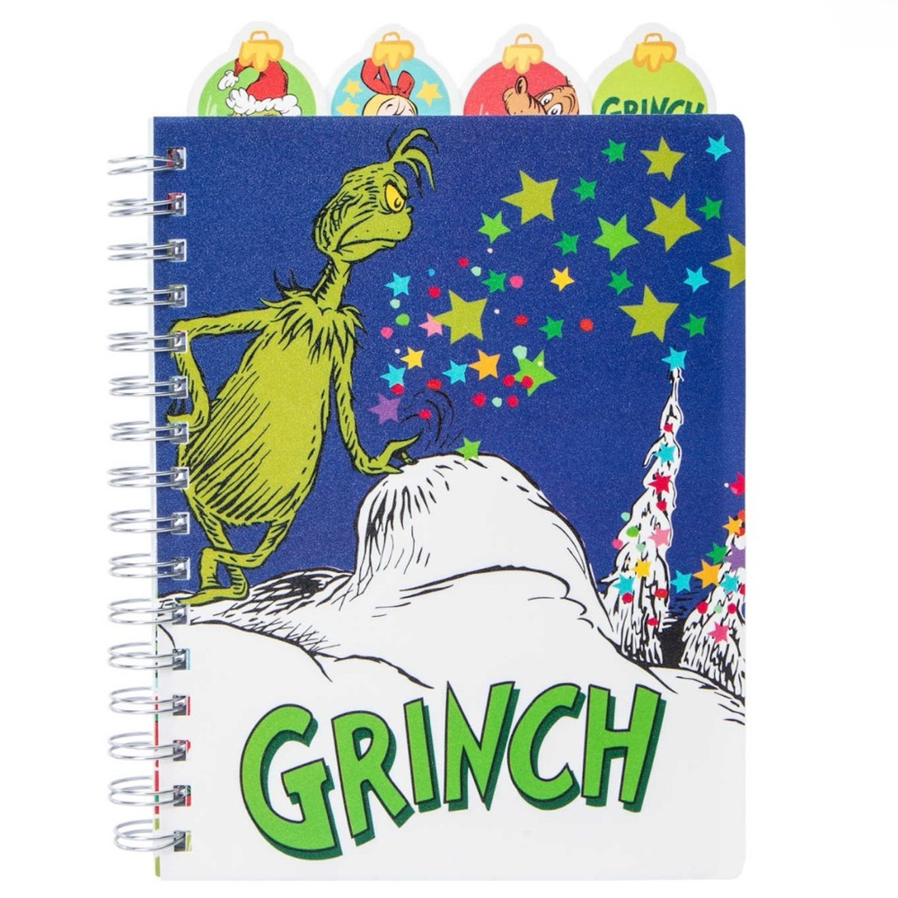 Dr. Seuss Grinch Starry Blue Notebook